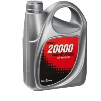 روغن بهرو 20W50 چهار لیتری (پلاستیکی)